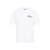 Amiri Mountain Graphic Short Sleeve T-shirt In White