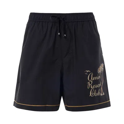 Pre-owned Amiri Twisted Palms Short 'black' | Men's Size L