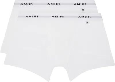 Amiri Two-pack White Logo Patch Boxer Briefs