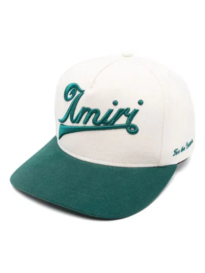 Amiri Two Tone Canvas Hat Accessories In Multicolour