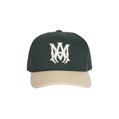 Pre-owned Amiri Two Tone Canvas Hat 'dark Palm' | Brown | Men's Size Onesize