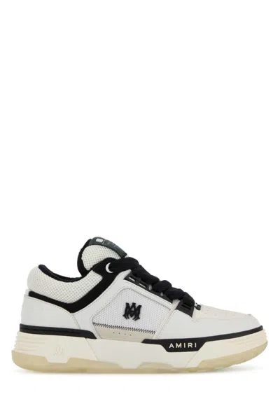 Amiri Two Tone Mesh And Leather Ma 1 Sneakers In Multi