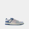 Amiri Two-tone Skel Top Low Sneakers -  - Leather - Blue/white In Blue