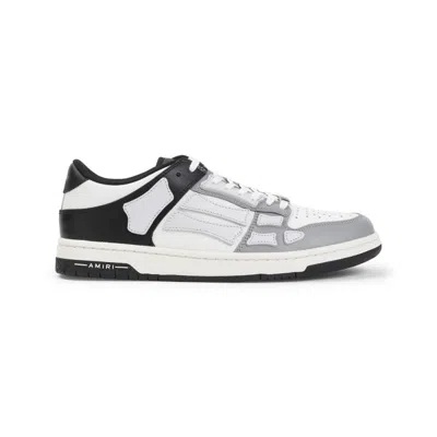 AMIRI AMIRI TWO-TONE SKEL TOP LOW SNEAKERS