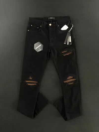Pre-owned Amiri Ultra Suede Mx1 Denim Jeans In Black