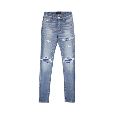Pre-owned Amiri Ultra Suede Mx1 Jean '70's Indigo' | Blue | Men's Size 30