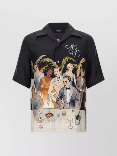 AMIRI URBAN VIBES GRAPHIC PRINT SHORT SLEEVE SHIRT