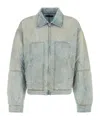 Amiri Distressed-effect Denim Jacket In Blue