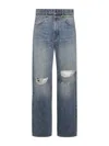 Amiri Blue Denim Cotton Jeans In Blue