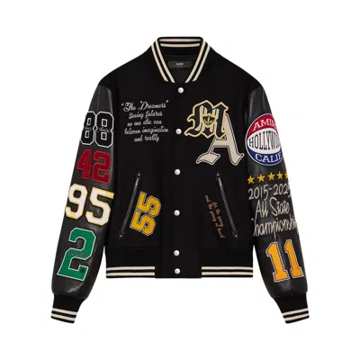 Pre-owned Amiri Varsity Patch Jacket 'black' | Men's Size Xl
