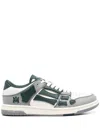 Amiri Varsity Skel Lace-up Sneakers In Green