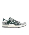 Amiri Varsity Skel Lace-up Sneakers In White