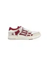 Amiri Skel Low Top Sneakers With Monogram Print In White