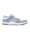 Amiri Women's Varsity Skel Top Low Woman's Sneakers In Blue