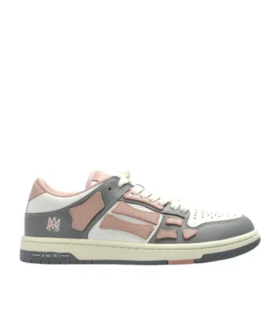 Amiri Varsity Skeleton Sneakers In White