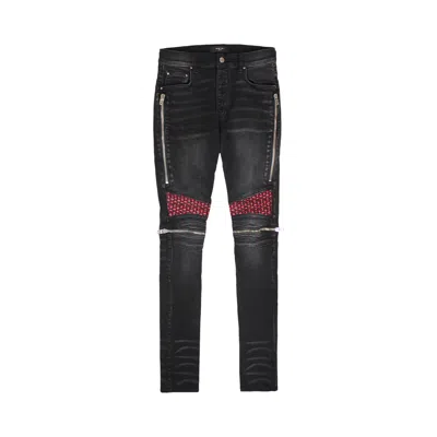 Pre-owned Amiri Velvet Pj Mx2 Jean 'aged Black'