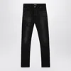 Amiri Vintage Black Skinny Jeans With Logo Embroidery