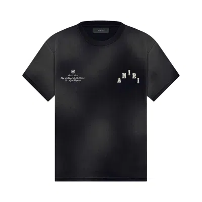 Pre-owned Amiri Vintage Collegiate Tee 'black'