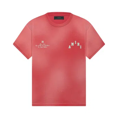 Pre-owned Amiri Vintage Collegiate Tee 'red'