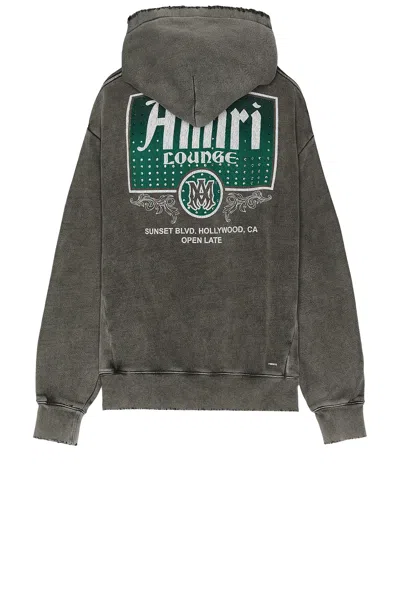 Amiri Vintage Crystal Lounge Hoodie In Black