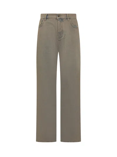 Amiri Vintage Effect Jeans - Fw25 Collection In Gray