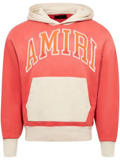 Amiri Vintage Hoodie In Cranberry