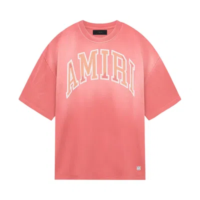 Pre-owned Amiri Vintage Oversized Tee 'cranberry' | Red | Men's Size Xl
