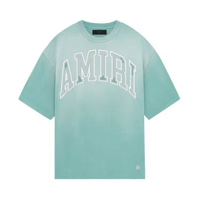Pre-owned Amiri Vintage Oversized Tee 'sea Blue' | Men's Size Xxl