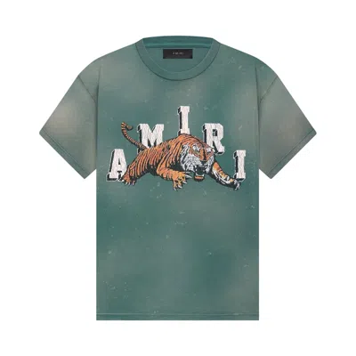 Pre-owned Amiri Vintage Tiger Tee 'green' | Men's Size L