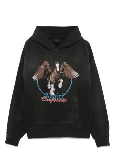 AMIRI VINTAGE WASH PEGASUS OS HOODIE