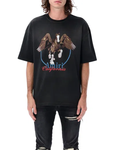Amiri Pegasus T-shirt In Black