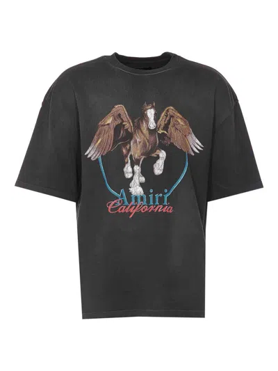 Amiri Pegasus T-shirt In Black
