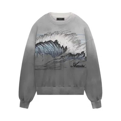 Pre-owned Amiri Vintage Wave Oversized Crew T-shirt 'black' | Men's Size L