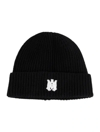 Pre-owned Amiri Virgin Wool Beanie  W/tags In Black