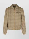 Amiri Virgin Wool Blend Jacket With Point Collar In Multi