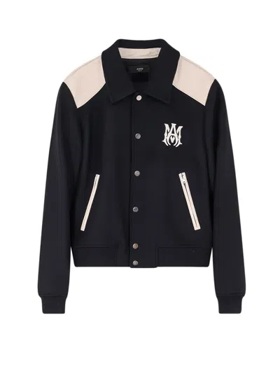 AMIRI VIRGIN WOOL BLEND MA BAND JACKET