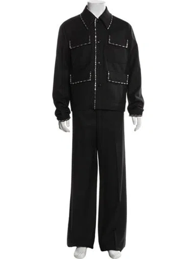 Pre-owned Amiri Virgin Wool Two-piece Suit In Black