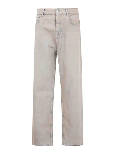 Amiri Washed Baggy Jeans In Blue