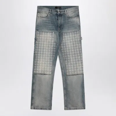 AMIRI AMIRI  WASHED JEANS WITH DECORATIVE PANEL