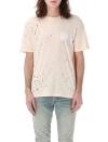 Amiri Washed Shotgun T-shirt In Neutrals