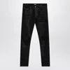 Amiri Vintage Black Skinny Jeans With Logo Embroidery
