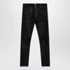Amiri Vintage Black Skinny Jeans With Logo Embroidery