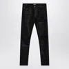 Amiri Vintage Black Skinny Jeans With Logo Embroidery