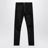 Amiri Vintage Black Skinny Jeans With Logo Embroidery
