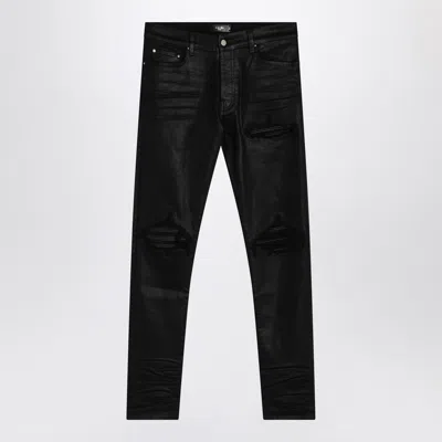 AMIRI AMIRI WAX MX1 BLACK SKINNY JEANS