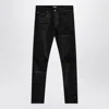 Amiri Skinny Jeans With Distressed Detailing And Five Pockets In Black