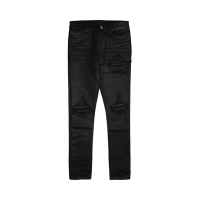 Pre-owned Amiri Waxed Mx1 Jean 'black/wax' | Men's Size 34