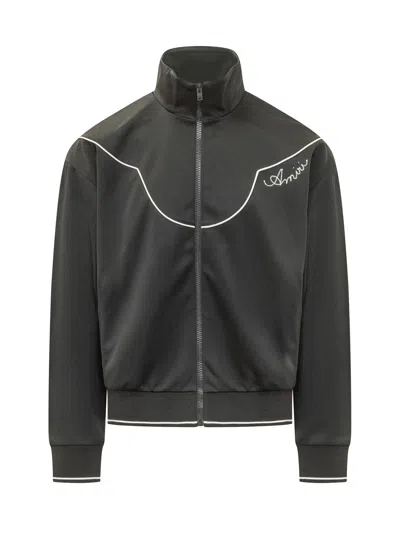 Amiri Western Track Jacket In Black