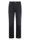 Amiri Straight Trousers With Five Pockets And Belt Loops