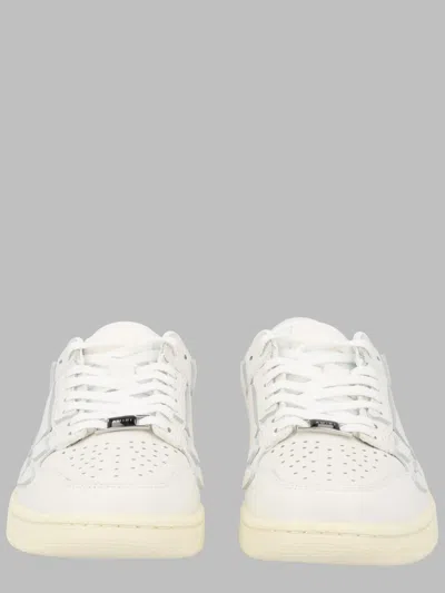 Amiri Smooth Leather Perforated Bovine Leather Sneakers In Multi